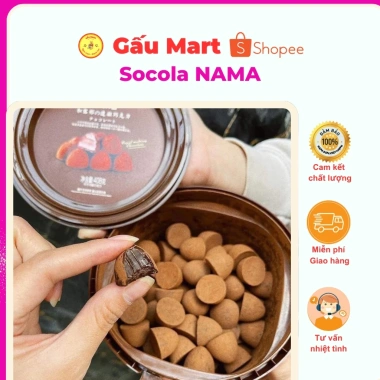 Sỉ 5 Hộp Socola NAMA Pull 408g - Quà Tết Ngọt Ngào 2.026, Socola Tươi, Socola Nấm, Giá 82.900 VND 3