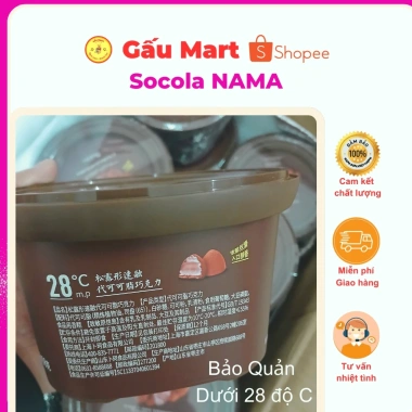 Sỉ 5 Hộp Socola NAMA Pull 408g - Quà Tết Ngọt Ngào 2.026, Socola Tươi, Socola Nấm, Giá 82.900 VND 5