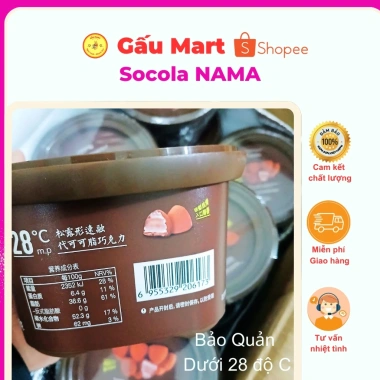 Sỉ 5 Hộp Socola NAMA Pull 408g - Quà Tết Ngọt Ngào 2.026, Socola Tươi, Socola Nấm, Giá 82.900 VND 8