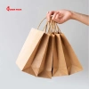 Sỉ 50 Túi Giấy Quai Xách Dày Đậm Gấp Đáy Gấp Hông Đựng Thực Phẩm & Quần Áo - 115.010 VNĐ 2