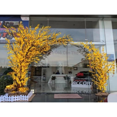 Sỉ Combo 10 Cành Hoa Mai & Hoa Đào - Trang Trí Cây Hàng Đẹp 5 Nhánh, Giá 120k