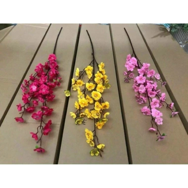 Sỉ Combo 10 Cành Hoa Mai & Hoa Đào - Trang Trí Cây Hàng Đẹp 5 Nhánh, Giá 120k 9 Sỉ Combo 10 Cành Hoa Mai & Hoa Đào - Trang Trí Cây Hàng Đẹp 5 Nhánh, Giá 120k 9