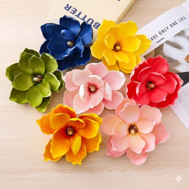 Sỉ đầu bông hoa móc lan xốp cao cấp sz to - Trang trí tài lộc, giỏ quà, handmade giá 20.000₫