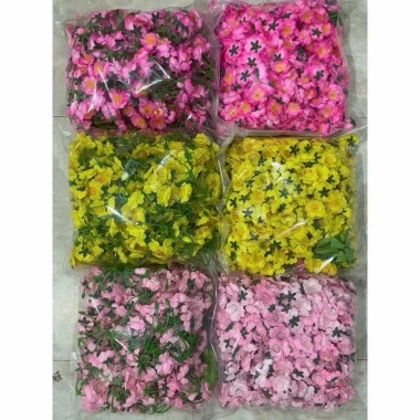 Sỉ Hoa Mai, Đào Giả KG – Hoa Rời Tết 2.026, Kèm Kẽm Cột, Giá Xưởng 90.000 VND