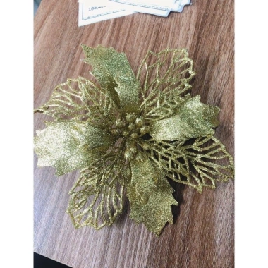 Sỉ túi 100 bông hoa Kép kim tuyến - Trang trí Noel, giỏ quà, tháp bánh, óc tài Lộc Tết - 70.000 TâmKemShop93