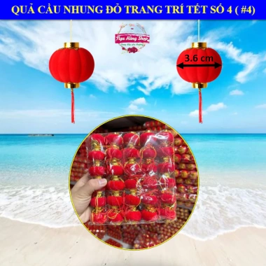 Sỉ Túi 30/20/10 quả cầu đỏ nhung treo tết – phụ kiện trang trí cây mai, đào Bính Ngọ 2.026, giá 21.000đ 10 Sỉ Túi 30/20/10 quả cầu đỏ nhung treo tết – phụ kiện trang trí cây mai, đào Bính Ngọ 2.026, giá 21.000đ 10