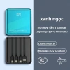 SiamBoost Sạc dự phòng 20.000mAh có dây kèm, sạc đa thiết bị, giá 198.000đ 8
