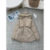 Siêu phẩm Đón Tết: Áo khoác nữ Parka mũ lót lông siêu ấm, dày dặn, rút eo, dán dài - 249.000₫ 4