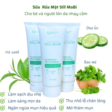 Sill MaBi Sữa rửa mặt cho bé tuổi dậy thì - Dịu nhẹ, ít bọt, an toàn cho da nhạy cảm, giá chỉ 75.000 VND
