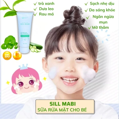 Sill MaBi Sữa rửa mặt cho bé tuổi dậy thì - Dịu nhẹ, ít bọt, an toàn cho da nhạy cảm, giá chỉ 75.000 VND