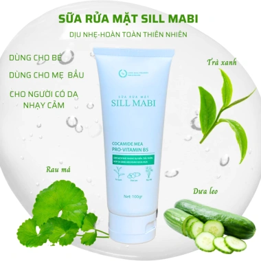 Sill MaBi Sữa rửa mặt cho bé tuổi dậy thì - Dịu nhẹ, ít bọt, an toàn cho da nhạy cảm, giá chỉ 75.000 VND