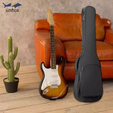 Simhoa Túi Đàn Guitar Điện Ba Lô Nhẹ Bảo Vệ, Lưu Trữ An Toàn, Có Tay Cầm - Giá ưu đãi 463.100₫ 9