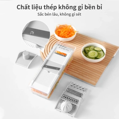 Simplus Máy Cắt Sợi Đa Năng 5 Lưỡi Dao Máy Thái Lát Rau Củ Kèm Hộp Đựng PSQH001 Giá 107.900 VND 4