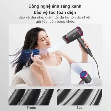 Simplus Máy Sấy Tóc Đa Năng 3 Tốc Độ, Điều Chỉnh Gió Nóng, Bảo Hành 1 Năm 1 Đổi 1 - 213.900 VND