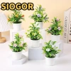 SIOGOR Cây Giả Morning Glory trong Chậu - Trang Trí Bàn Nhỏ, Giá Ưu Đãi 42.120₫