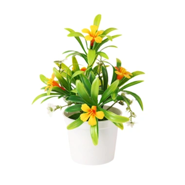 SIOGOR Cây Giả Morning Glory trong Chậu - Trang Trí Bàn Nhỏ, Giá Ưu Đãi 42.120₫ 5