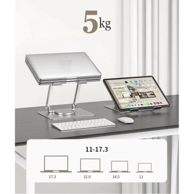 SiZiBox Giá Đỡ Laptop E17 Xoay 360 Hợp Kim Nhôm - Ngăn Đau Cổ Vai Gáy, Giá 689.000 5