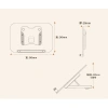 SiZiBox R23 Giá Đỡ Đọc Sách Kiểu Kê Laptop, Macbook, Tablet Mặt Mika Trong Suốt - Giảm Giá Đến 350.000₫ 9