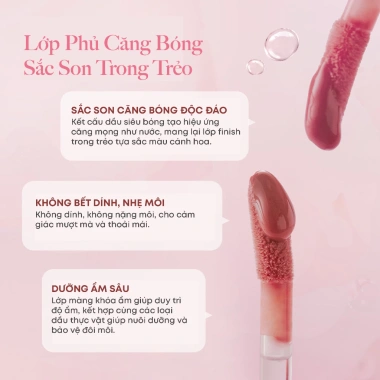 Skinpop Son Bóng Milktouch Dew Stain Sheer Lip Gloss 4g – Giá 359.980, Giao Nhanh Tết 3