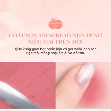 Skinpop Son Kem Lì Milktouch 4g Spread Fit Blur Tint - Màu Chuẩn, Mịn Môi, Giao Nhanh Kíp Tết, Giá Ưu Đãi 327k