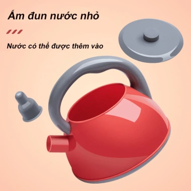 SKISOPGO Bộ đồ chơi nấu ăn mô phỏng nhà bếp - Đồ chơi giáo dục thông minh, nướng thịt, giảm còn 56.100₫
