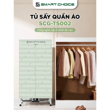 SmartChoice SCG-TS002 Tủ Sấy Quần Áo 15-20kg 1.500W 1m5 Sấy Khô Nhanh Giá 1.115.000 VND