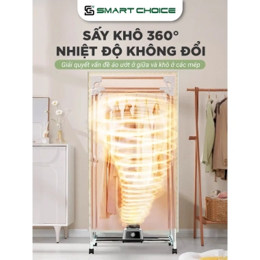 SmartChoice SCG-TS002 Tủ Sấy Quần Áo 15-20kg 1.500W 1m5 Sấy Khô Nhanh Giá 1.115.000 VND