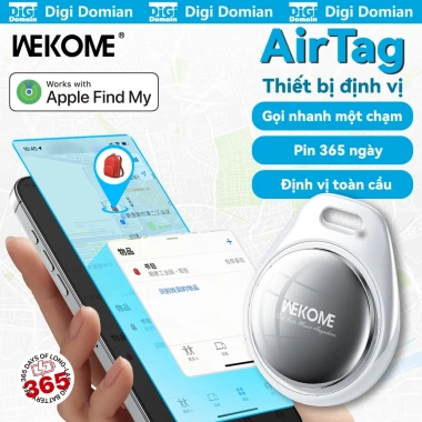 Smarttag WEKOME Find My Key Bluetooth MFI iOS: Tìm điện thoại, hành lý, earbud 182.000₫ Smarttag WEKOME Find My Key Bluetooth MFI iOS: Tìm điện thoại, hành lý, earbud 182.000₫