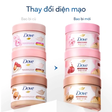Smoothie Tẩy Tế Bào Chết Body Dove Chăm Da Sáng Mịn 298g Độc Quyền 170.000