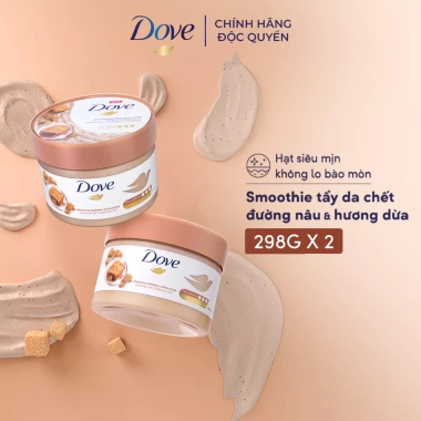 Smoothie Tẩy Tế Bào Chết Body Dove Chăm Da Sáng Mịn 298g Độc Quyền 170.000