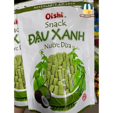 Snack Oishi Đậu Xanh Nước Cốt Dừa & Tôm Cay Nồng 65g Túi Zip - Giá chỉ 65k, giảm 22% 3 Snack Oishi Đậu Xanh Nước Cốt Dừa & Tôm Cay Nồng 65g Túi Zip - Giá chỉ 65k, giảm 22% 3