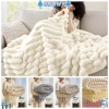 SNOWY Chăn Ấm Hai Mặt Thoáng Khí Cotton Spandex, Thân Da, Quilt Văn Phòng Nhà