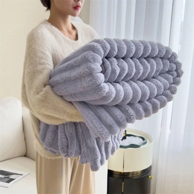SNOWY Chăn Ấm Hai Mặt Thoáng Khí Cotton Spandex, Thân Da, Quilt Văn Phòng Nhà