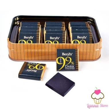 Sô cô la đắng Beryls 108gr 80% và 99% Chocolate Cacao Siêu tốt nhập Malaysia 3