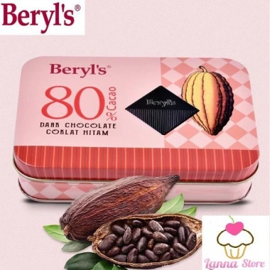 Sô cô la đắng Beryls 108gr 80% và 99% Chocolate Cacao Siêu tốt nhập Malaysia 4