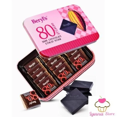 Sô cô la đắng Beryls 108gr 80% và 99% Chocolate Cacao Siêu tốt nhập Malaysia 6