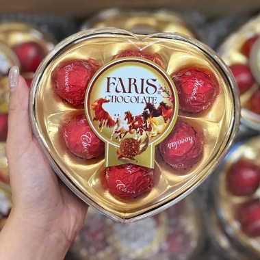 Sô Cô La Faris Trái Tim 38g/75g và Hoa Mai 62.5g Quà Tặng Lễ Tình Nhân 21.499 VND