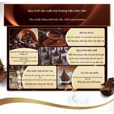 Sô cô la Hershey 500g đa vị giọt nước, sữa, trắng, đen, hạnh nhân – 315.900₫ 9 Sô cô la Hershey 500g đa vị giọt nước, sữa, trắng, đen, hạnh nhân – 315.900₫ 9