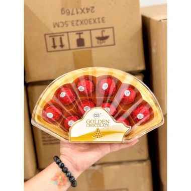 Sô-cô-la Hình Quạt Đẹp - Quà Lễ Tết, Cưới, Date Mới, Giá 67.000 VNĐ Giảm Sốc