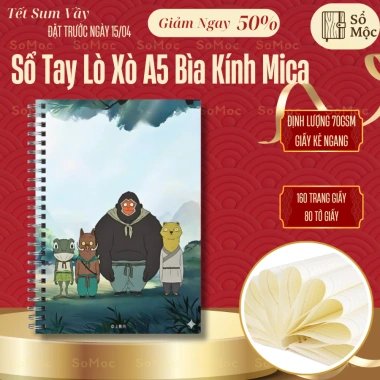 Sổ Lò Xo A5 160 Trang Kẻ Ngang Bìa Kính Mica Tiểu Yêu Quái Núi Lãng Lãng Giá Ưu Đãi 5 Sổ Lò Xo A5 160 Trang Kẻ Ngang Bìa Kính Mica Tiểu Yêu Quái Núi Lãng Lãng Giá Ưu Đãi 5