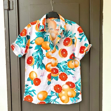 Sơ mi hoa lá 18 màu - áo nhóm du lịch, đồng phục biển, chất Kate Thái giá rẻ 29k 4