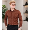 Sơ mi nam dài tay HD Luxury kẻ sọc lụa thoáng mát, ôm vừa, 4 màu – 116.263 VND 4