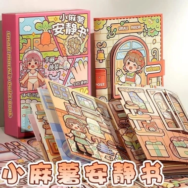 Sổ tay Mochi phong cách Trung Quốc - Hộp quà tặng 2.375, sách yên tĩnh, bộ thủ công du lịch, giảm 149.268₫