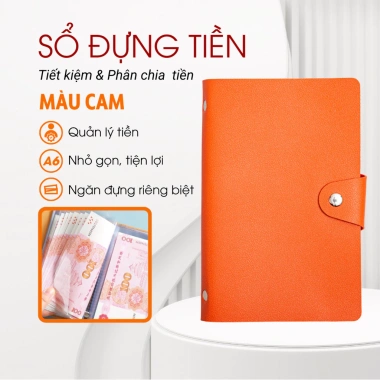 Sổ tiết kiệm tiền mặt, túi đựng tiền, chống thấm nước, chống bụi, bảo quản tiền giấy - Giá 32.500 VND (giá gốc 40.950 VND) 10