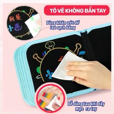 Sổ Vẽ Tự Xoá Graffiti Phát Sáng Cho Bé – Mẫu Mới Kèm Bút và Bông Lau Chỉ 19.900₫ 4 Sổ Vẽ Tự Xoá Graffiti Phát Sáng Cho Bé – Mẫu Mới Kèm Bút và Bông Lau Chỉ 19.900₫ 4