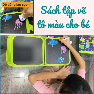 Sổ Vẽ Tự Xoá Graffiti Phát Sáng Cho Bé – Mẫu Mới Kèm Bút và Bông Lau Chỉ 19.900₫ 9 Sổ Vẽ Tự Xoá Graffiti Phát Sáng Cho Bé – Mẫu Mới Kèm Bút và Bông Lau Chỉ 19.900₫ 9