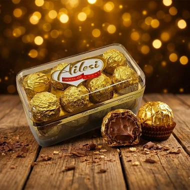 Socola Ailesi 16 viên hộp chữ nhật cao cấp - Giòn rụm, tan chảy, giảm giá 23% còn 87.750 VND