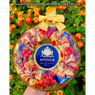 Socola Antenor 108g Hộp Thiếc Siêu Xinh - Giá ưu đãi 69.500₫, giá gốc 88.265₫
