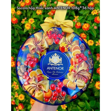 Socola Antenor 108g Hộp Thiếc Siêu Xinh - Giá ưu đãi 69.500₫, giá gốc 88.265₫ 10 Socola Antenor 108g Hộp Thiếc Siêu Xinh - Giá ưu đãi 69.500₫, giá gốc 88.265₫ 10