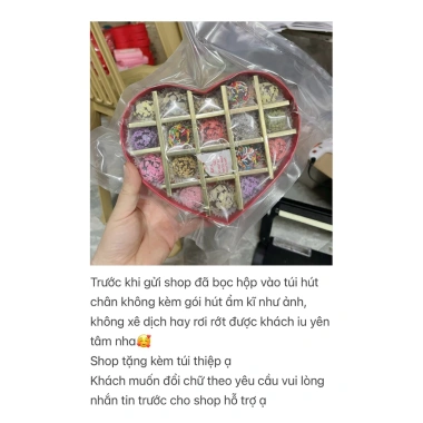 Socola Chocolate Hộp Vuông 6 Viên kèm Túi Thiệp - Giảm giá 59.000đ, giá gốc 76.110đ